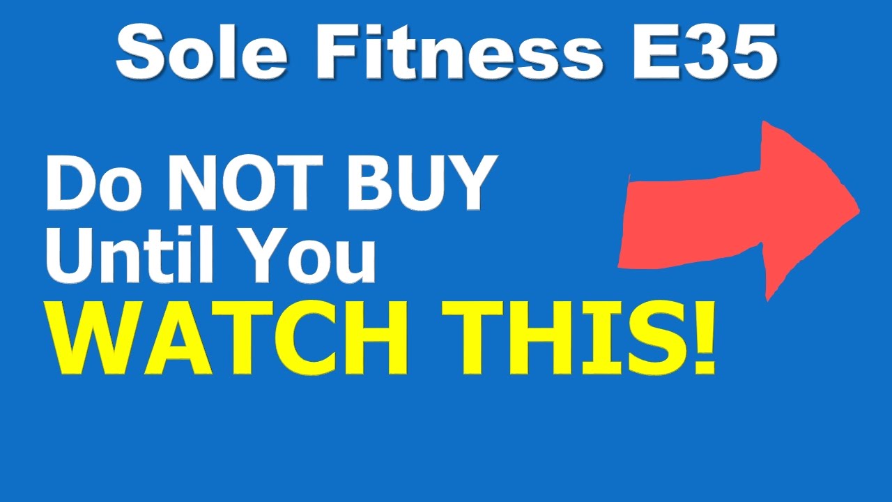 Sole Fitness E35 Elliptical Machine Sole Fitness E35 Elliptical