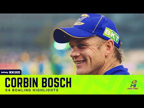 Corbin Bosch | S4: Bowling Highlights | Betway SA20