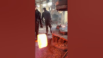 Inside the factory Satisfying Hot Steel Forging Process #process #forging #factory #blacksmith
