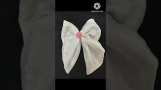 Easy making Bow #simple #stylish #bow #bowmaking
