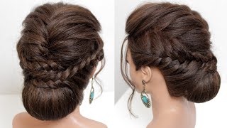 Easy hairstyles. New Bridal Updo For Long.