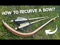 Recurving a Bow in a Nutshell