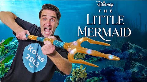 DISNEY THE LITTLE MERMAID KING TRITON’S ALL POWERFUL TRIDENT !  || Disney Princess || Konas2002