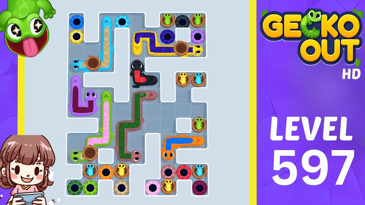 Прохождение Gecko Out, уровень 597