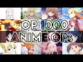 Top 1000 anime openings of all time