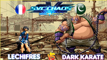 SNK vs. Capcom - SVC Chaos Super Plus | lechifres 🇫🇷 🆚 Dark karate 🇵🇰 Ft5 Super Fight Must Watch