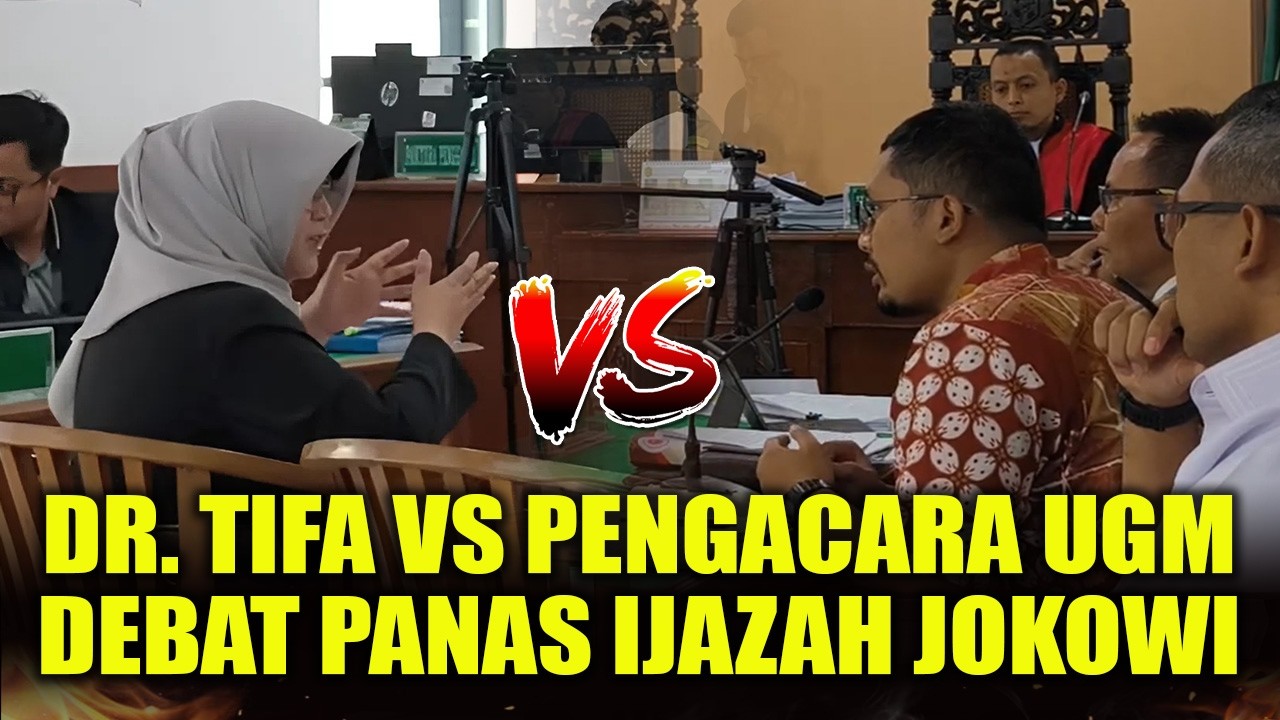 DEBAT SERU! DR. TIFA LAWAN PENGACARA UGM DI SIDANG IJAZAH JOKOWI DI PENGADILAN SOLO