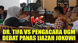 DEBAT SERU! DR. TIFA LAWAN PENGACARA UGM DI SIDANG IJAZAH JOKOWI DI PENGADILAN SOLO
