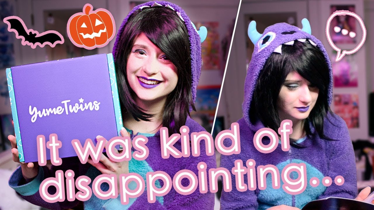 YumeTwins October 2018 Halloween Crate Unboxing 🎃 | AnyaPanda