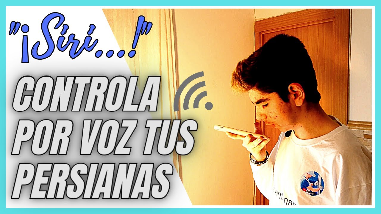 Disfraz predicción Relativamente 🤳 Controlar persianas con el móvil. [FÁCIL] Domótica por voz con SIRI -  YouTube