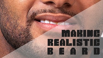Photoshop CC Tutorial | Photo Manipulation | Making Realistic Beard
