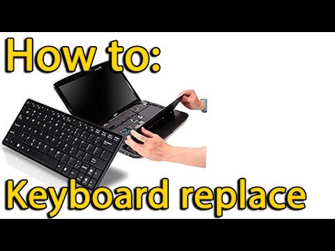 Asus Eee PC 1001PXD Keyboard Replacement, замена клавиатуры ноутбука