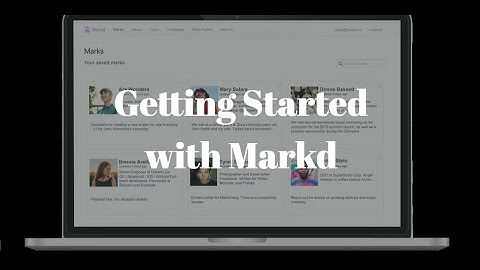 Getting Started with Markd to Save Linkedin Profile and Add Tags and Notes