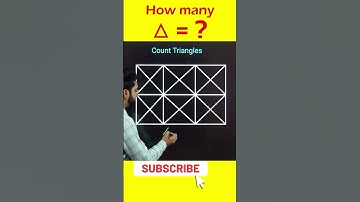 Triangle की गिनती करके बताओ | Triangles | #tricks #shorts #reasoning #short #ssc #govtexam #viral