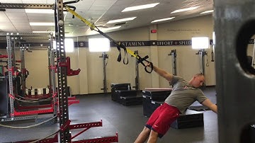 TRX ROW W/ T-SPINE ROTATION