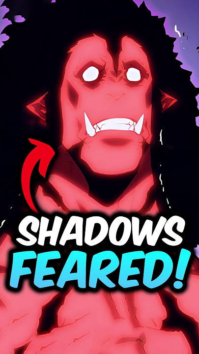 The Only Time Jinwoo’s Shadows Felt Fear! Solo Leveling #sololeveling #shorts