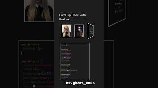 Image rotate animation using html css|@mr.ghost_2005 |viral shorts coding skill webdevloper