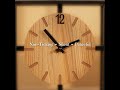 Vintage Black Table Clock on Stand | Rustic Farmhouse Mantel Clock | Non-Ticking Silent Decor