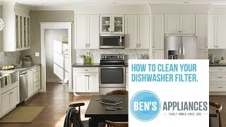 How To Clean Your Dishwasher Filter (Whirlpool, Kitchenaid, Jennair)