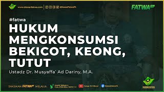022 Hukum Mengkonsumsi Bekicot keong tutut - Ustadz Dr. Musyaffa' Addariny, Lc., M.A.حَفِظَهُ اللهُ