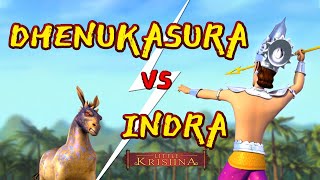 Little Krishna HD | Dhenukasura vs Indra