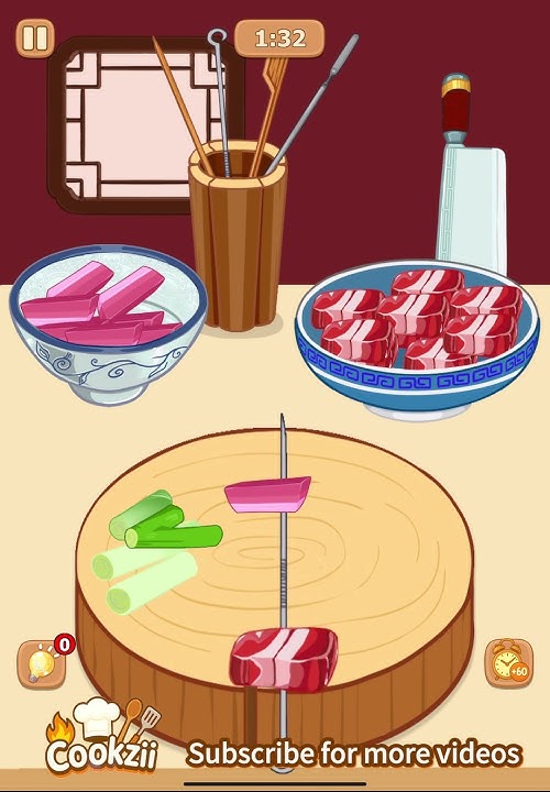【Cookzii】Level 20 Skewers #gameplay #walkthrough #asmr #cookingdom #cooking #games #iosgames