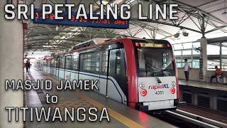 RapidKL LRT Sri Petaling Line Ride – CRRC Zhuzhou AMY LRV (EMU 435)