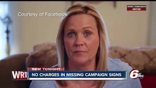 Hamilton County Prosecutor not filing charges on missing campaign signs