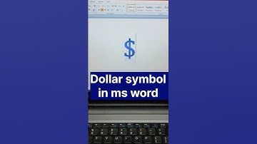 Dollar symbol in ms word || Ms word mai dollar ka Symbol kaise banaye💲💲 #shorts #computer #viral