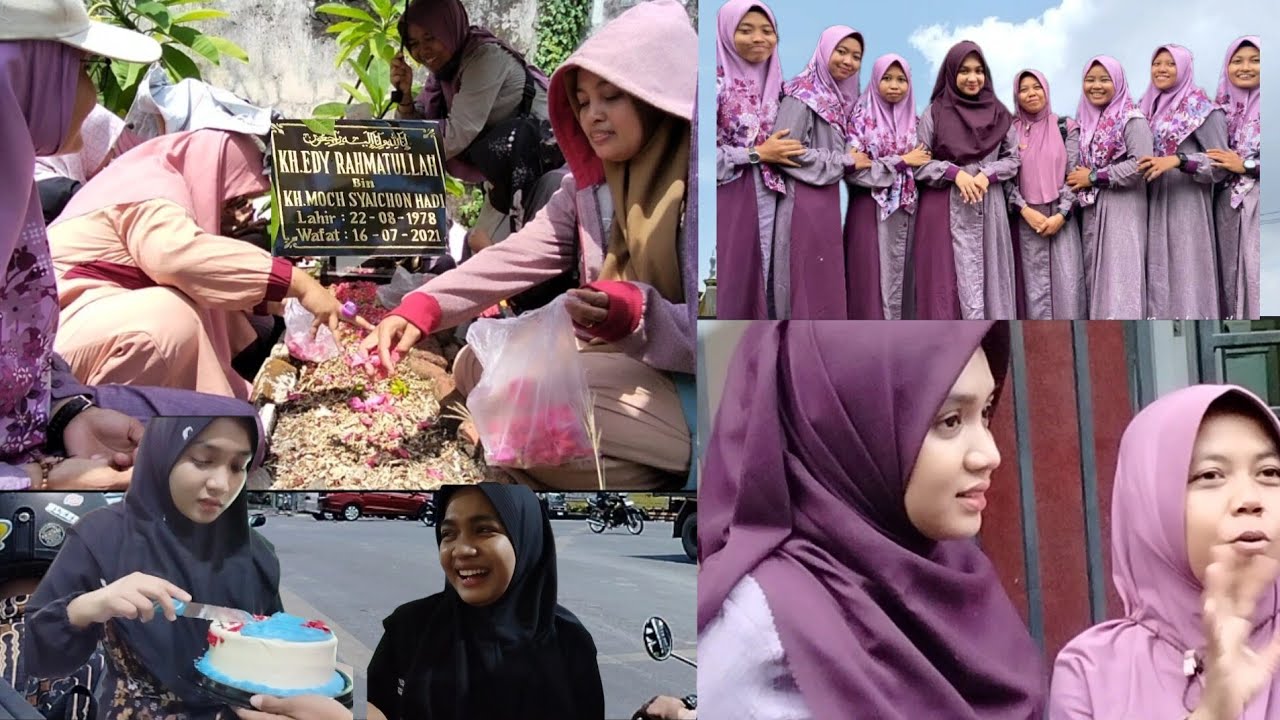ZIARAH BARENG LAILALOVERS KE MAKAM KH EDY RAHMATULLOH LANJUT SOWAN KE RUMAH NING UMI LAILA