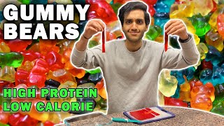 ANABOLIC GUMMY BEARS || High Protein, Low Calorie, Sugar Free Dieting Recipe for Weight Loss