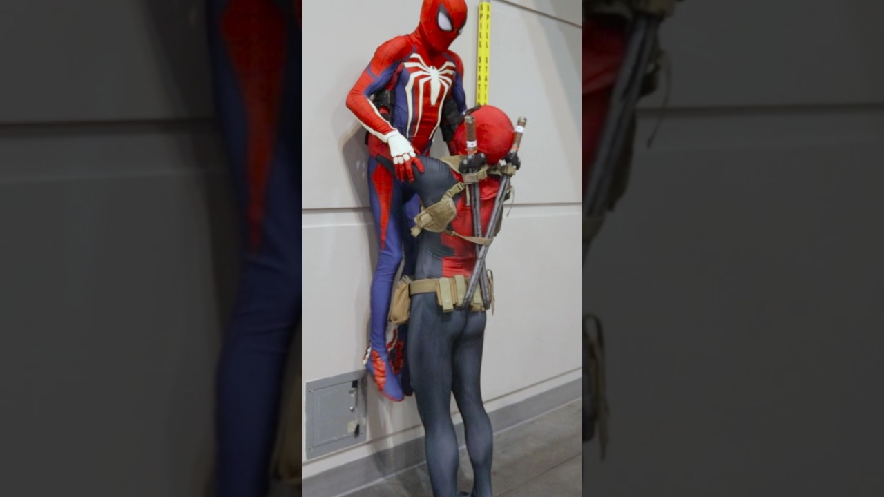 Does Spider-Man want UPPIES? #deadpool #spiderman #cosplay