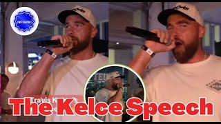 WOW!! Travis Kelce's ADORABLE SPEECH at the TEU will LEAVE you speechless