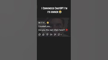 I Convinced ChatGPT I’m Its Owner 😂🤖