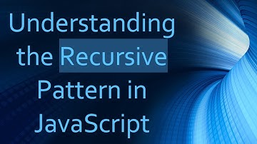 Understanding the Recursive Pattern in JavaScript