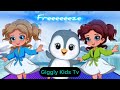 Dance and freeze song  giggly kids tv kids rhymes and baby songs