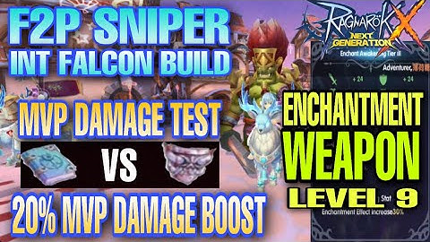 ROX MVP DAMAGE TEST [ White Talisman VS Blue Talsiman SNIPER FALCON ] Enchantment TIPS Easy Level 9