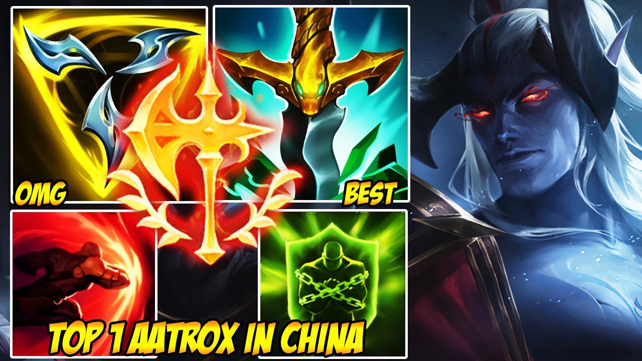 WILD RIFT CHINA TOP 1 AATROX - THE CLEANEST AATROX MECHANICS