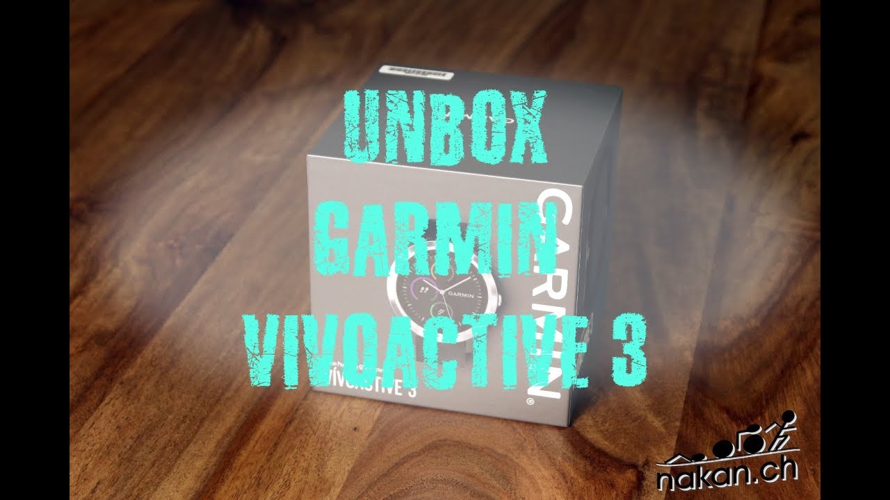 Unbox Garmin Vivoactive 3 montreal canadiens