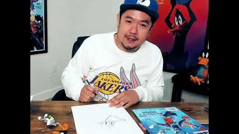 Warner Bros Space Jam Artist Drawing Daffy Duck (Space Jam: A New Legacy)