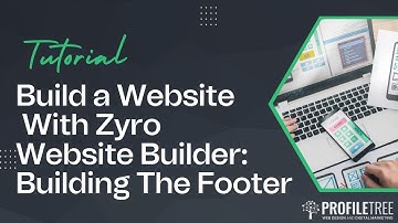 Build a Website With Zyro Website Builder: Building the Footer | Zyro Tutorial | Website Builder
