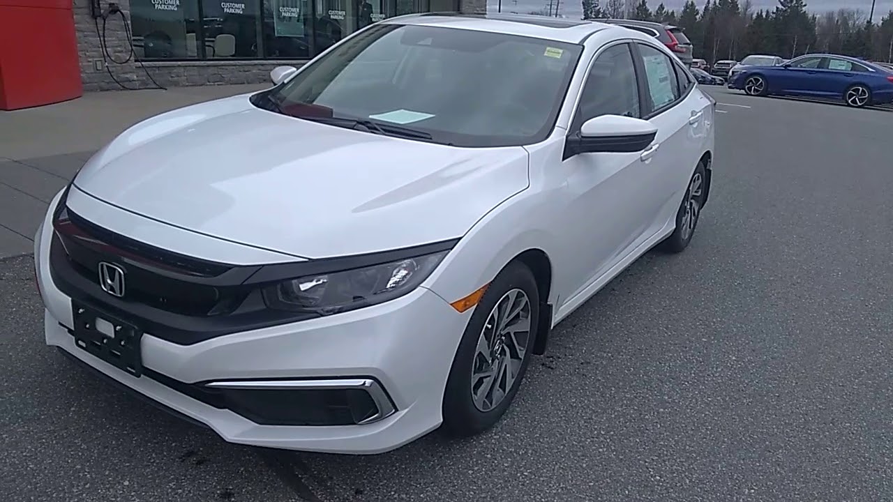 2019 Honda Civic EX sedan - YouTube
