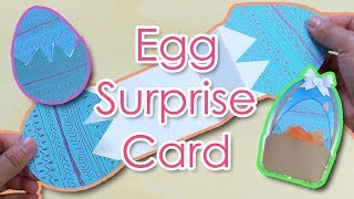 [Tutorial + Template] *Free* Happy Easter Egg Surprise Card Making