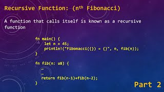 ch3 p23.2 recursive functions in rust - find nth Fibonacci number using golden ratio - by implRust