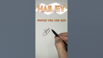 HAILEY NAME SIGNATURE | MY NAME SIGNATURES
