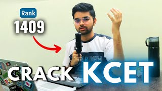 Get less than 1500 rank in KCET 2024 | How I cracked KCET | Crack KCET Strategy | Tips and Tricks
