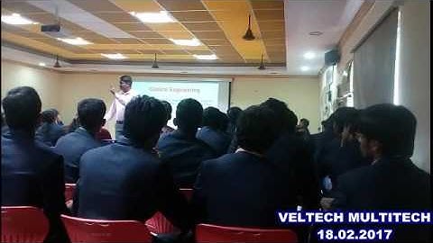 VELTECH MULTITECH DEPT OF  ECE  GUEST LECTURE - 18.02.2017