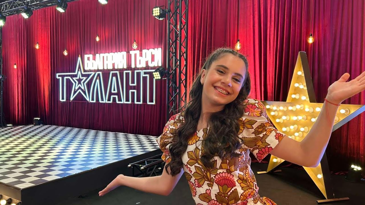 Сияна Зонева на сцената на  България търси талант 2025г.-10-ти епизод