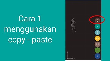 cara COPY  paste (GnaCAD)