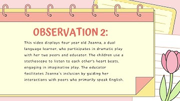 Pedagogical Documentation Film --  Bianca, Courtney, & Jenna